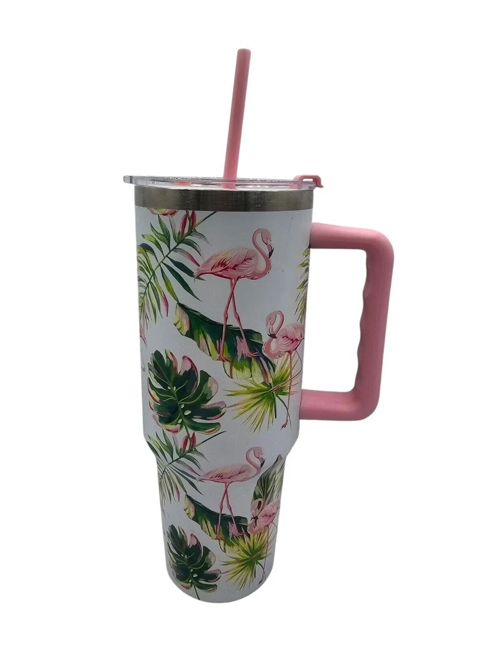 Celebrate It 40oz Flamingo Toss Stainless Steel Insulated Tumbler